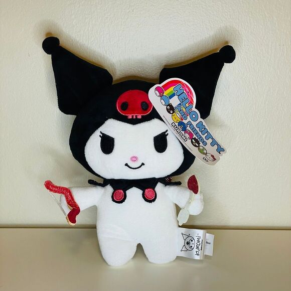 Sanrio Other - NWT Sanrio Valentines Kuromi Plushie from HK friends, Special Editon, 10”